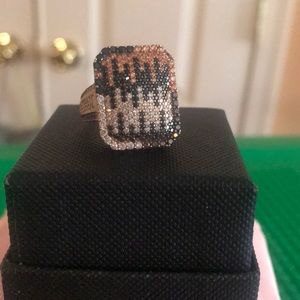 Rose Gold Multi Stone Ring